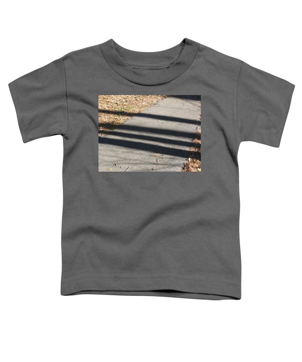 Trees Toddler T-Shirt featuring the photograph Forest Sundial in February by Judith Lauter