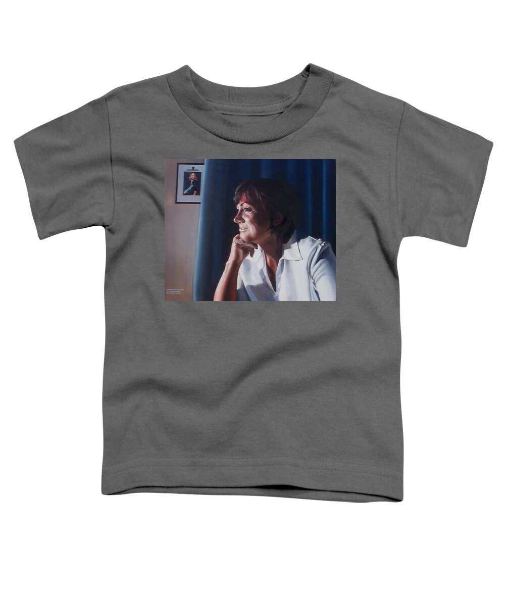 Joey Johnson Toddler T-Shirt featuring the painting Forever Young by Tim Johnson