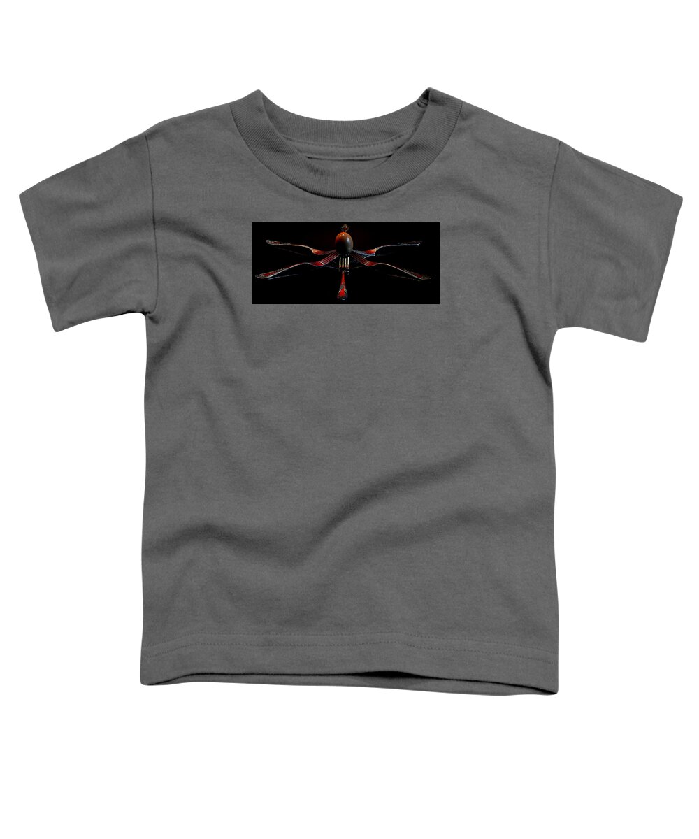 Fork Toddler T-Shirt featuring the photograph Forks II by Andrei SKY