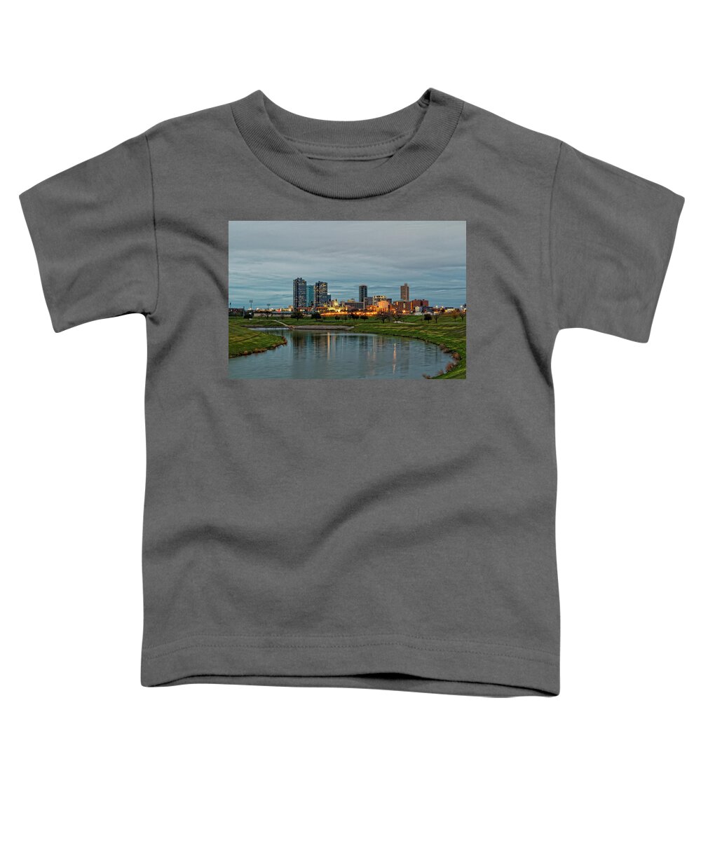 Fort Worth Toddler T-Shirt featuring the photograph Fort Worth Color by Jonathan Davison