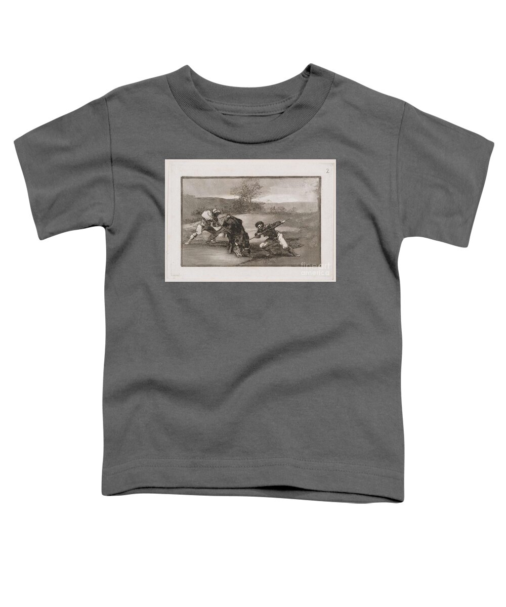 Francisco Goya Y Lucientes (spanish Toddler T-Shirt featuring the painting Francisco Goya by MotionAge Designs