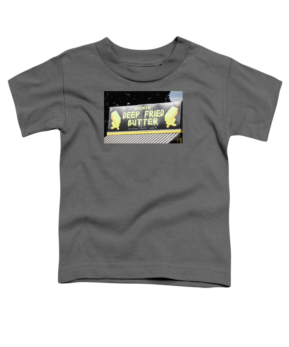  Toddler T-Shirt featuring the photograph Fried Butter by David Frederick