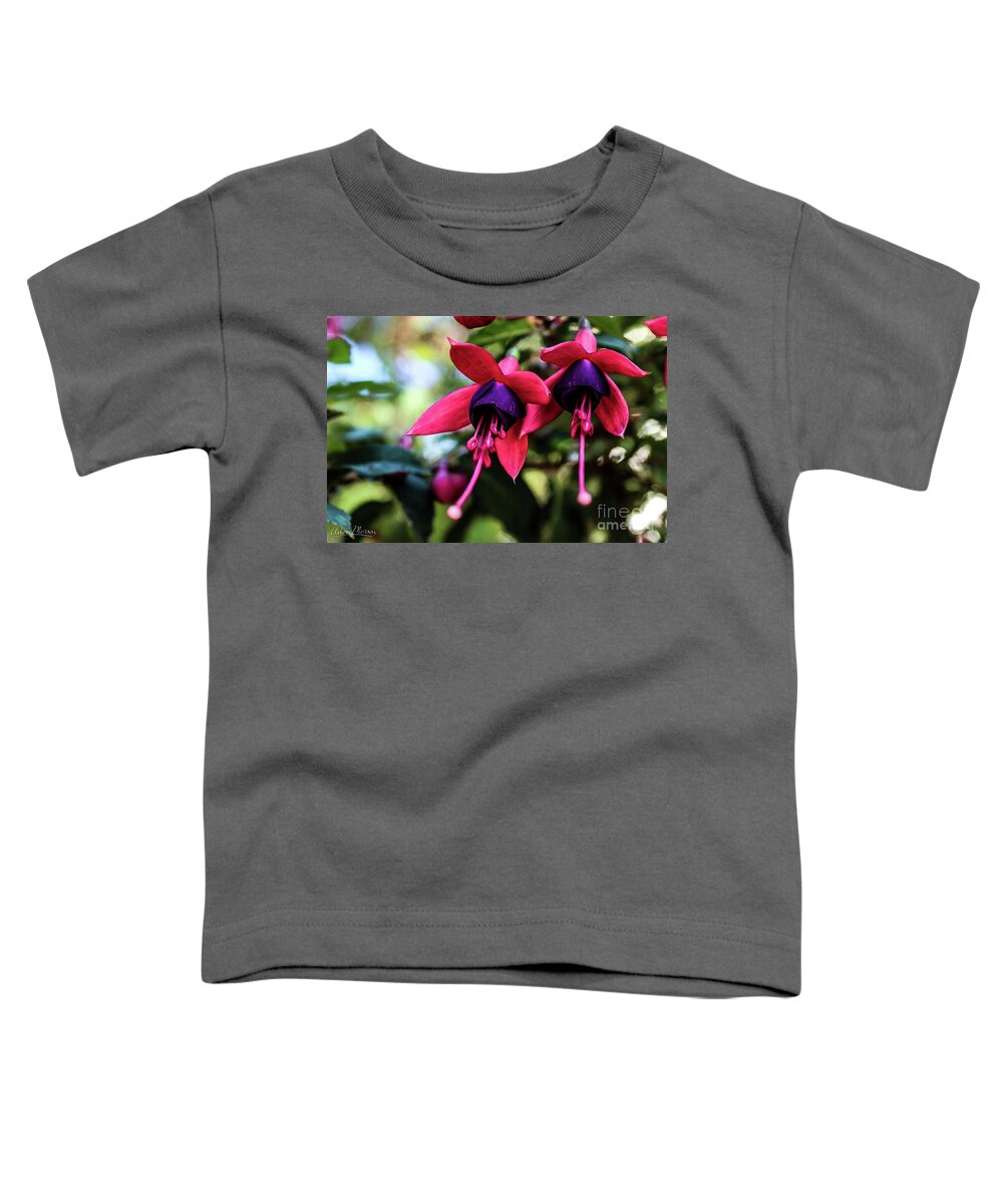 Flower Toddler T-Shirt featuring the photograph Fuchsia by Adam Morsa