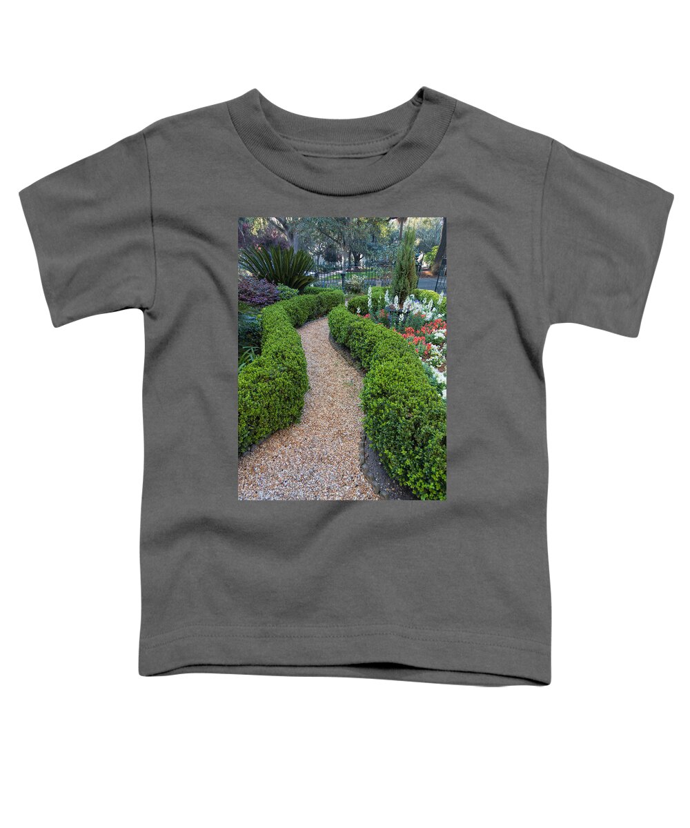 Garden Toddler T-Shirt featuring the photograph Garden - Andrew Low House by Kim Hojnacki