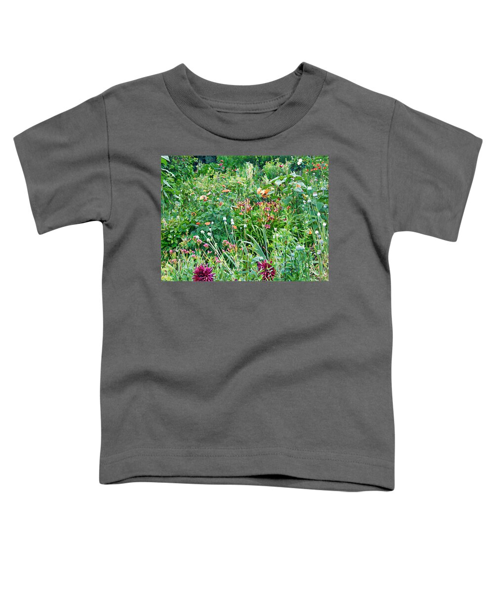 Giverny Toddler T-Shirt featuring the photograph Garden At Giverny II by Joe Roache