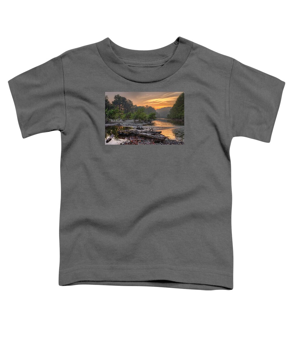 2015 Toddler T-Shirt featuring the photograph Gasconade River by Robert Charity