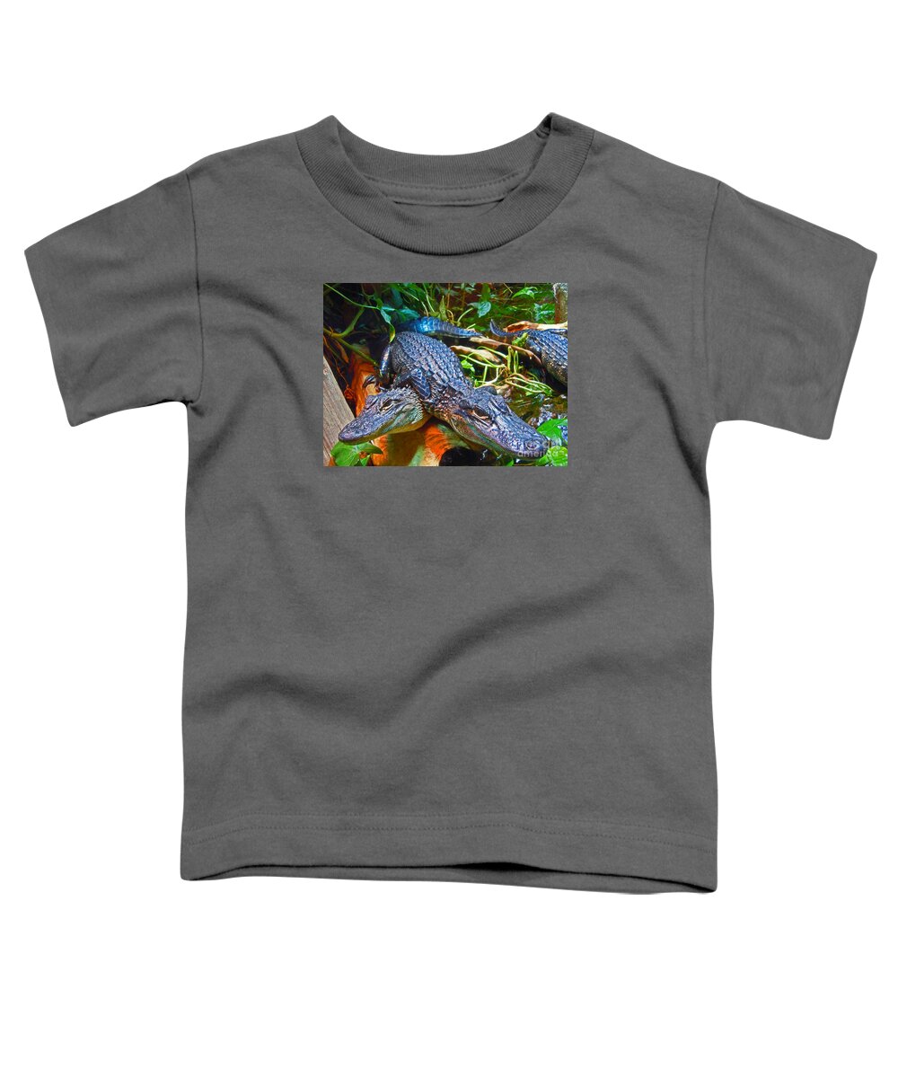 Toddler T-Shirt featuring the photograph Gators 2 by David Frederick