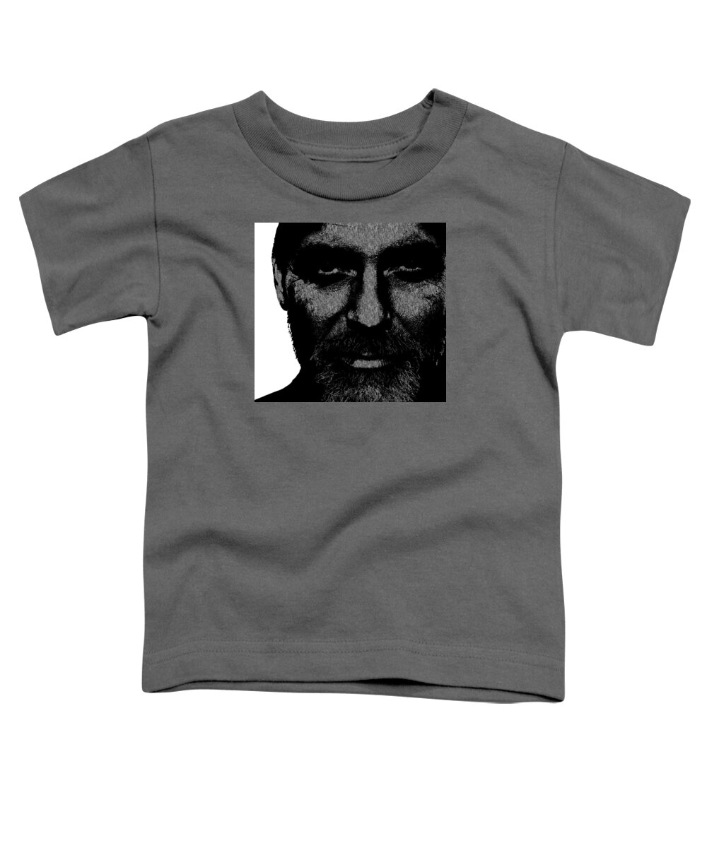 George Clooney Toddler T-Shirt featuring the photograph George Clooney 2 by Emme Pons