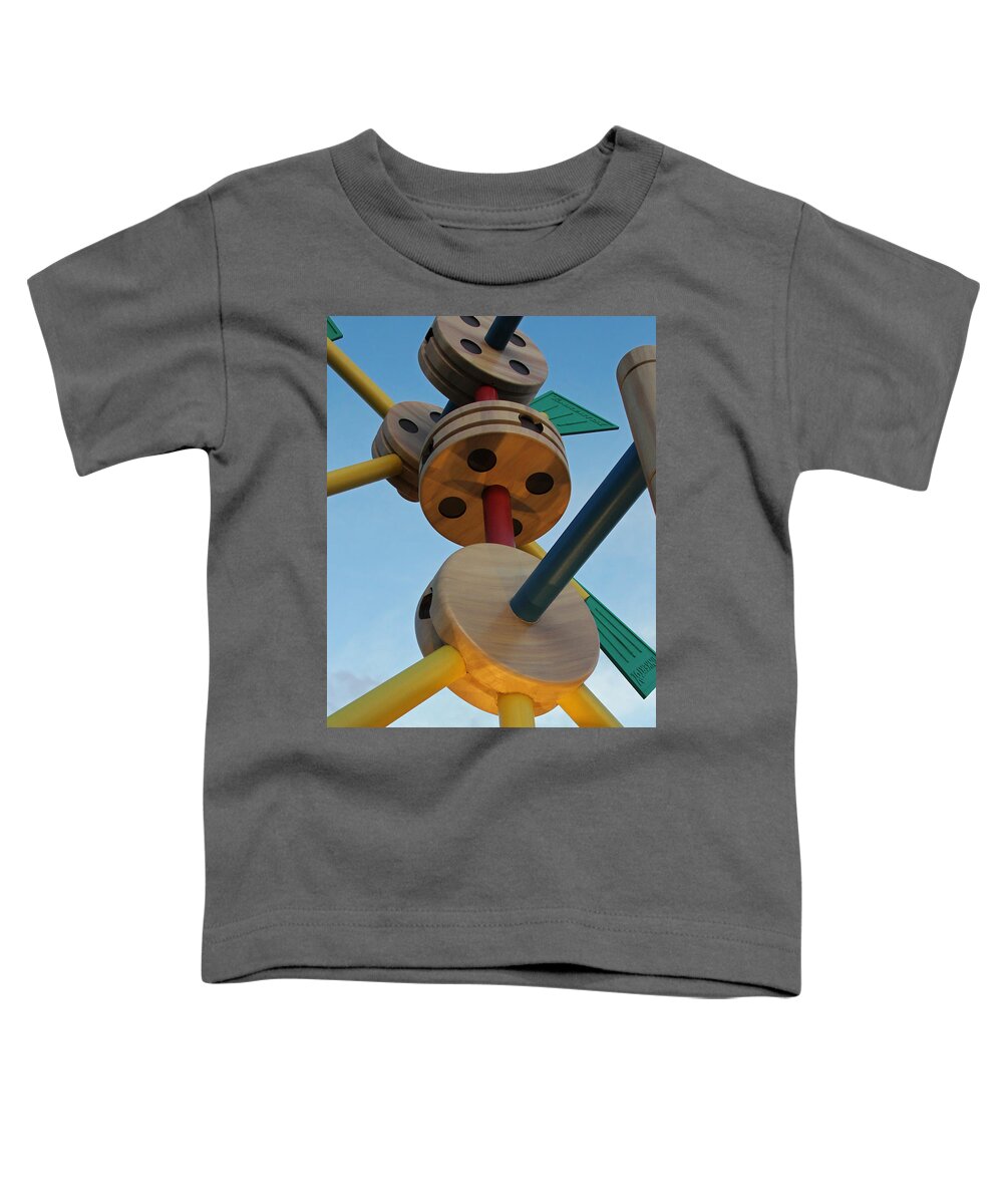 Tinker Toys Toddler T-Shirt featuring the photograph Giant Tinker Toys by Jackson Pearson