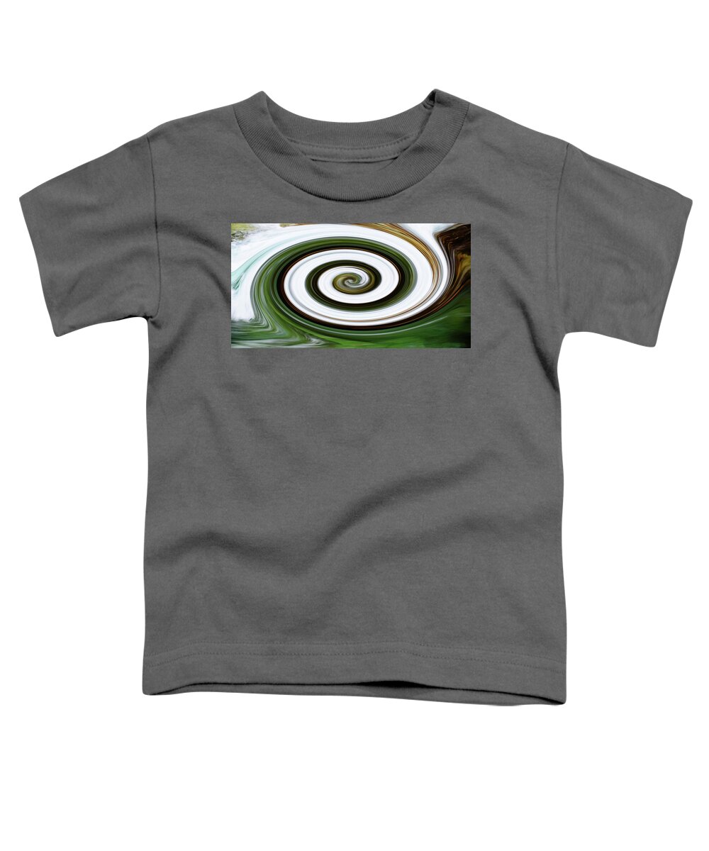 Glacial Toddler T-Shirt featuring the photograph Glacial Whirl by Whispering Peaks Photography