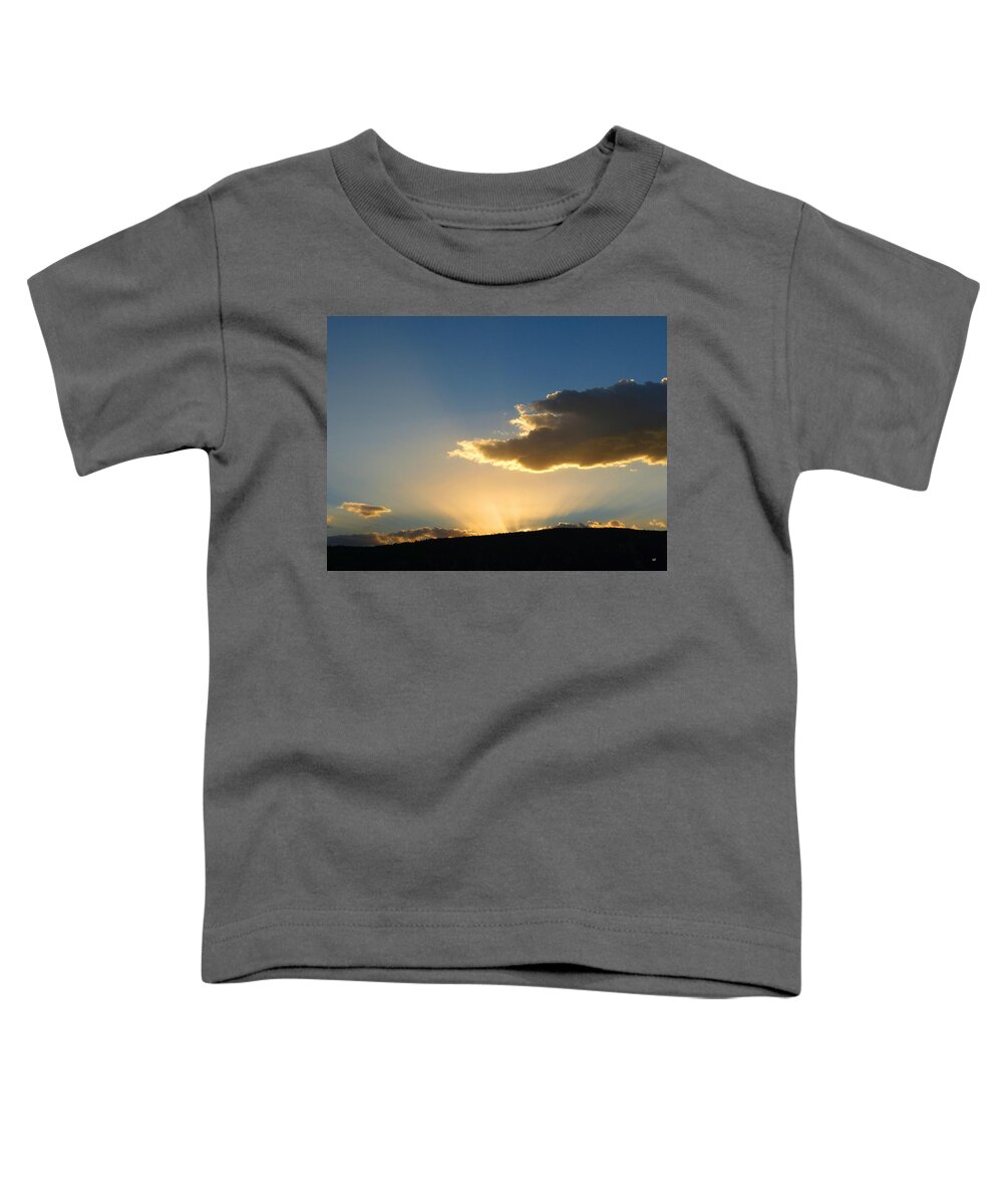 Sunset Toddler T-Shirt featuring the photograph Glorious Sunburst 1 by Will Borden