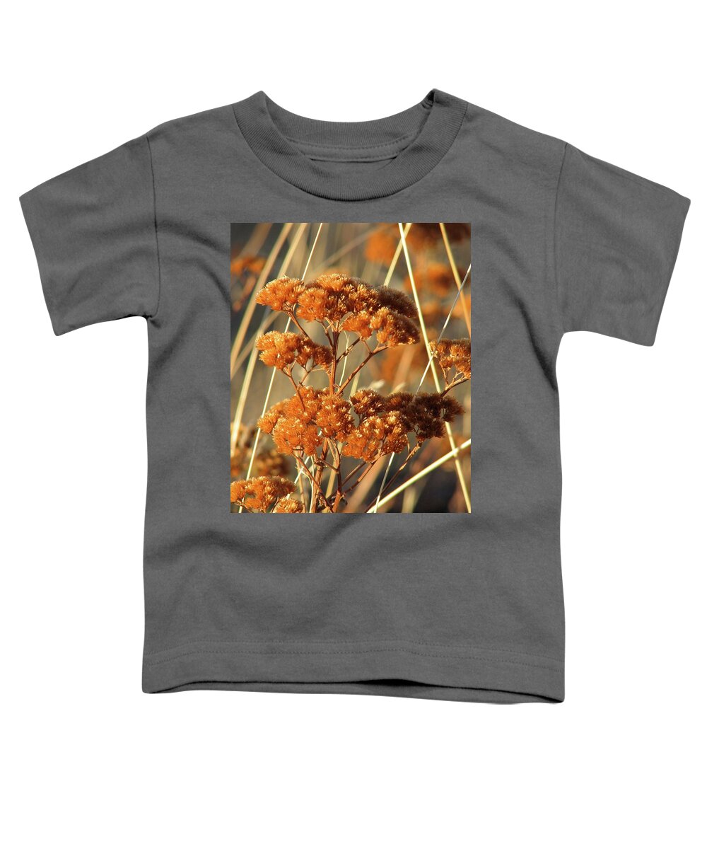 Flower Toddler T-Shirt featuring the photograph Golden Reach by David Bader
