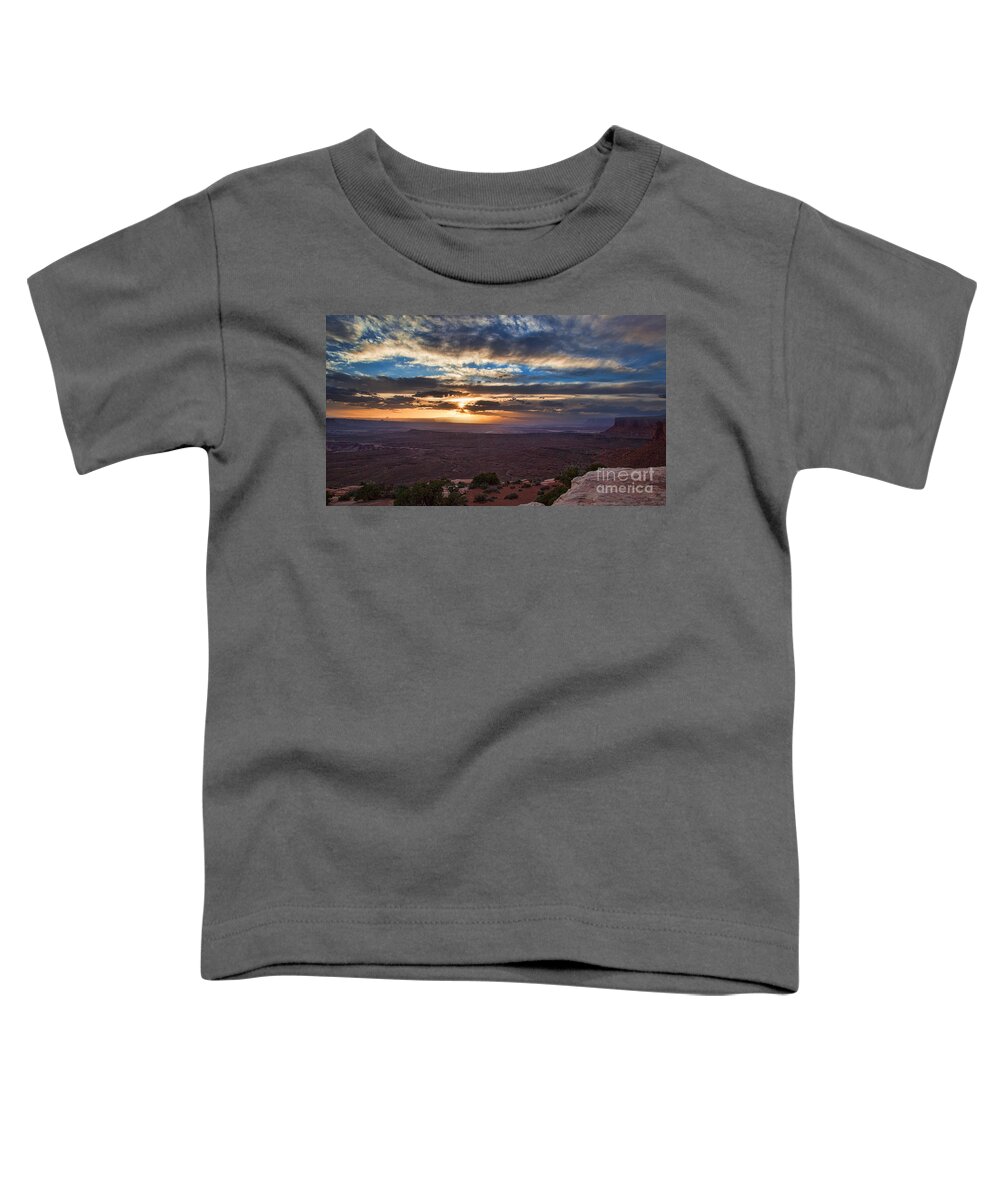 Utah Toddler T-Shirt featuring the photograph The Long Wave Goodbye by Jim Garrison