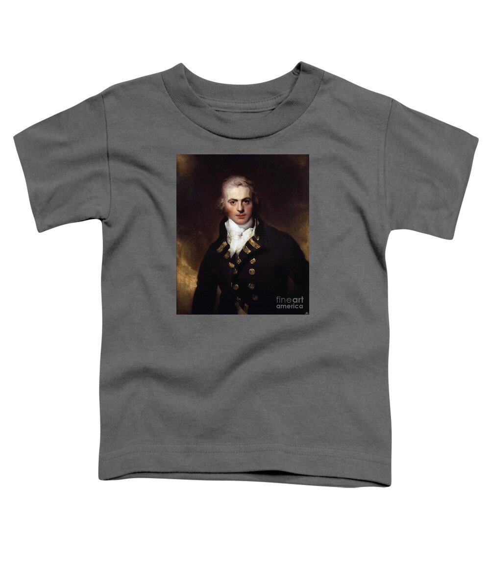 Sir Graham Moore Toddler T-Shirt featuring the painting Graham Moore by MotionAge Designs