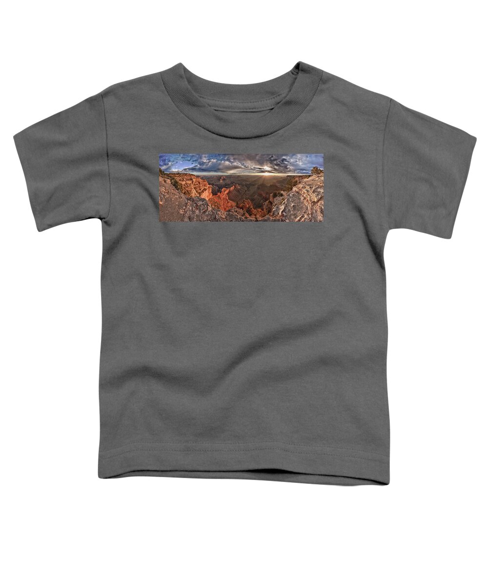 America Toddler T-Shirt featuring the photograph Grand Canyon II by Andreas Freund