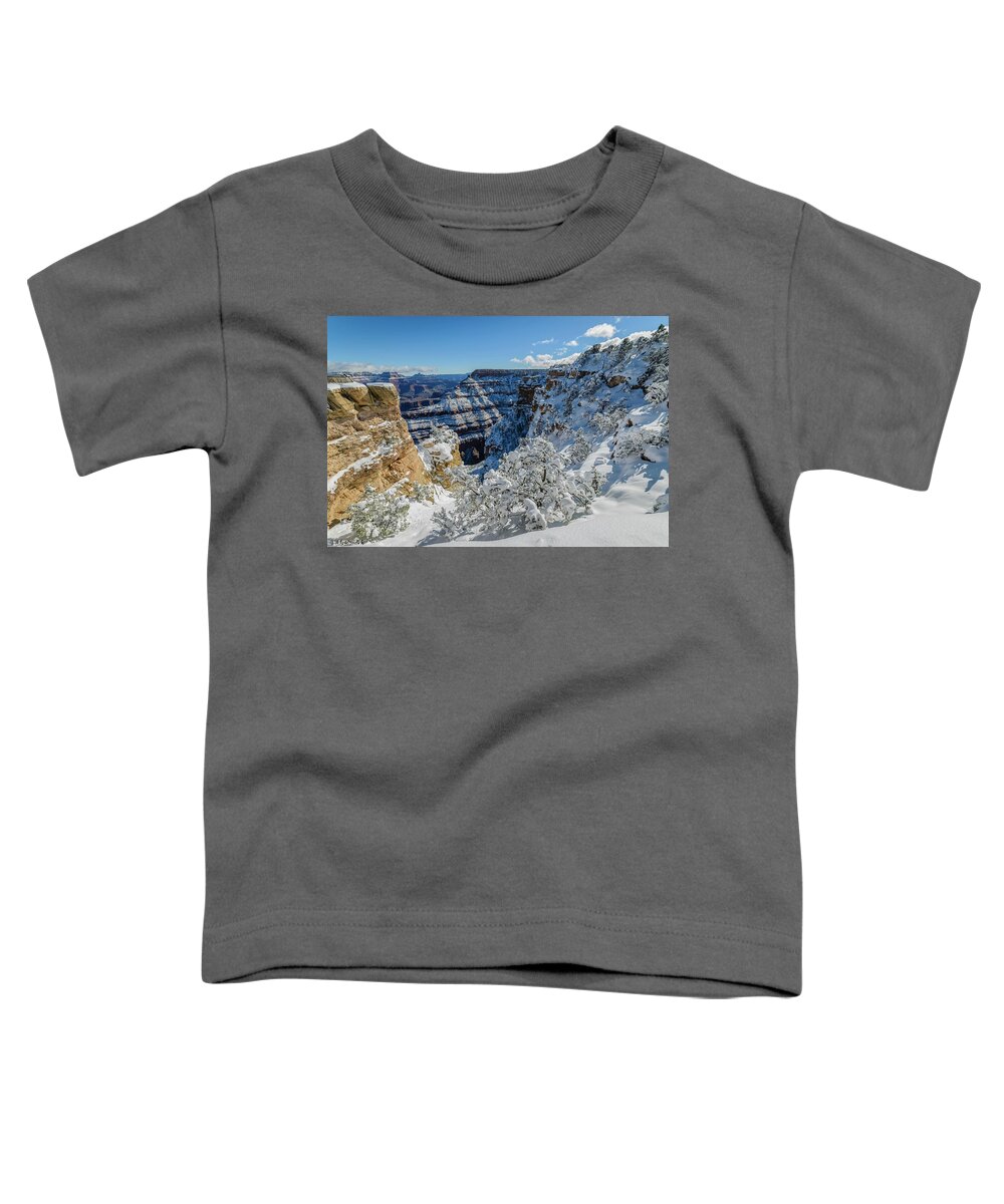 Grand Canyon Toddler T-Shirt featuring the photograph Grand Cayon by Mike Ronnebeck