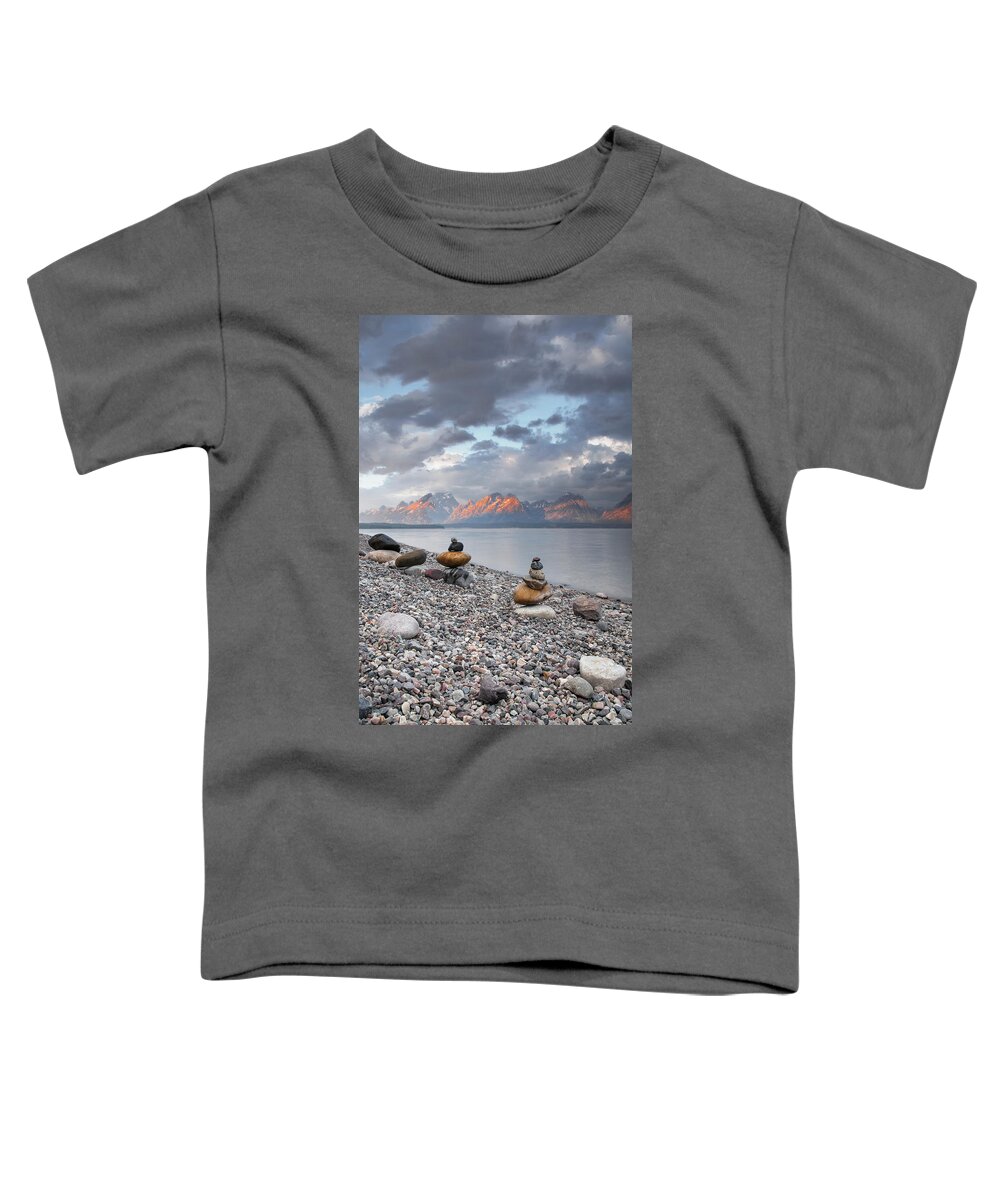 Teton Toddler T-Shirt featuring the photograph Grand Teton National Park - Zen by Jo Ann Tomaselli
