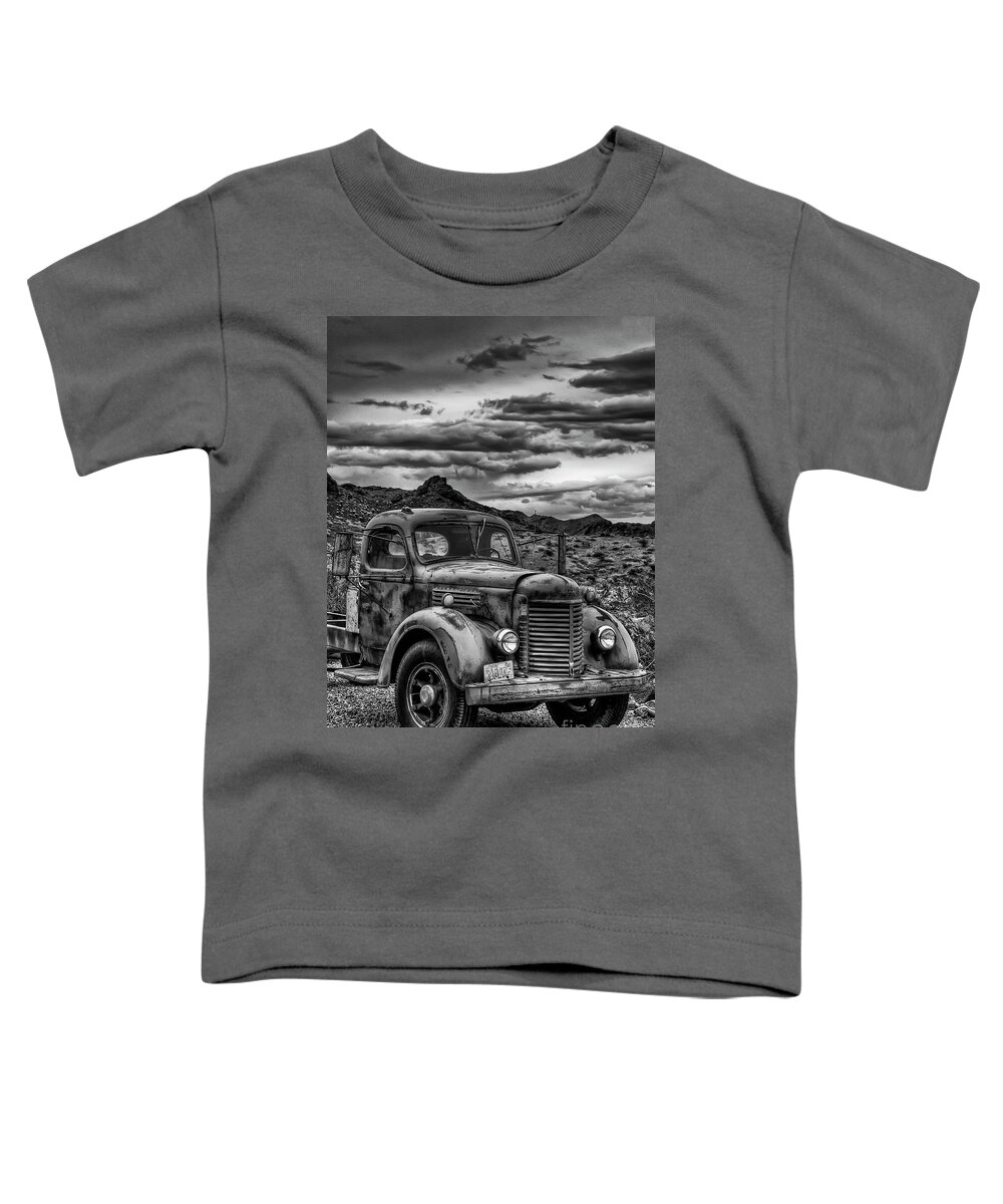 Old Toddler T-Shirt featuring the photograph Grandpa's Ride by Eddie Yerkish
