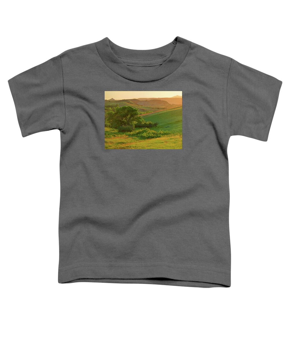 North Dakota Toddler T-Shirt featuring the photograph Green Dakota Dream by Cris Fulton