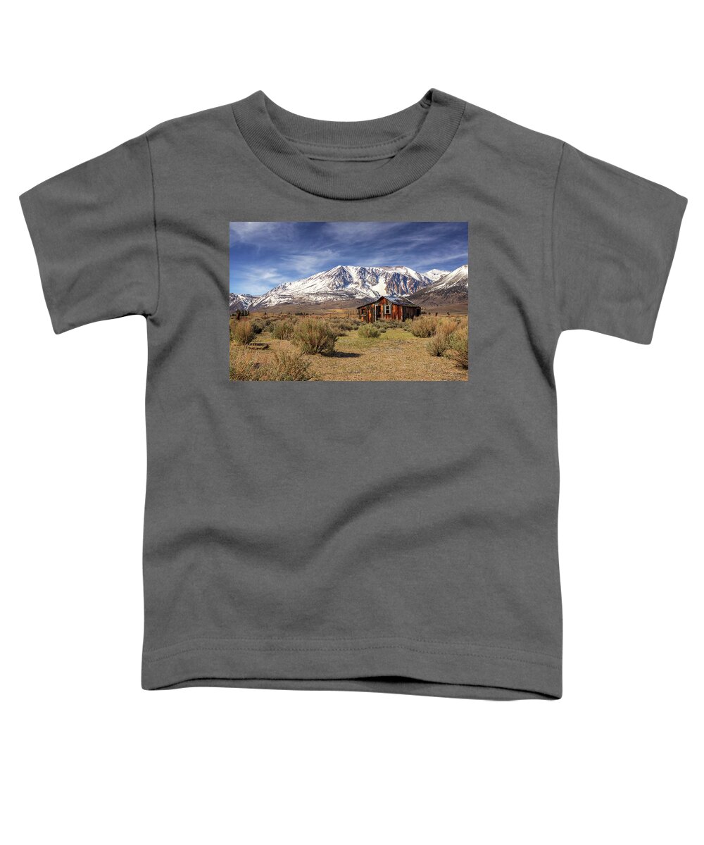 Cabin Toddler T-Shirt featuring the photograph Guardian Of The Sierras by James Eddy