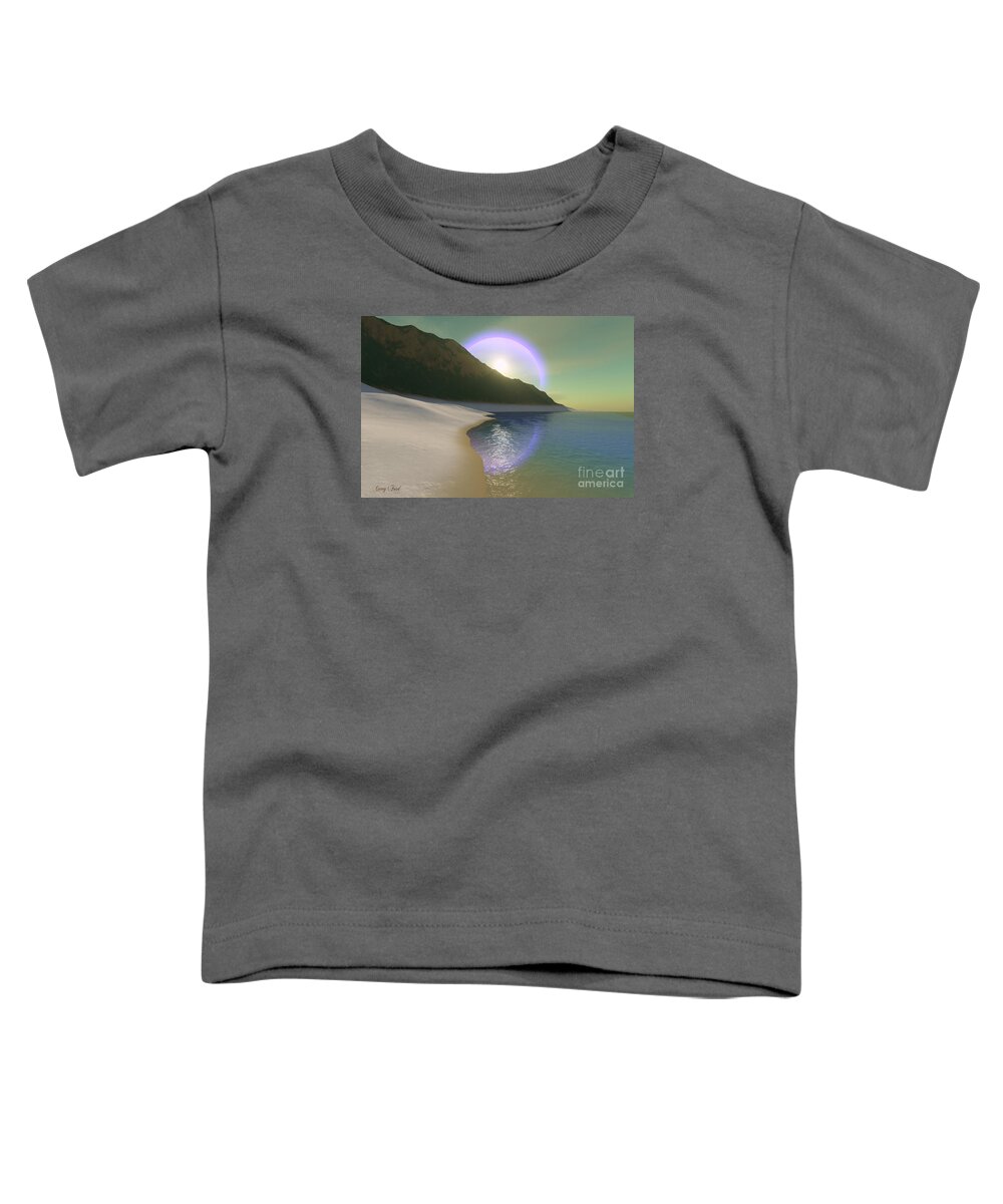 Halo Toddler T-Shirt featuring the painting Halo by Corey Ford