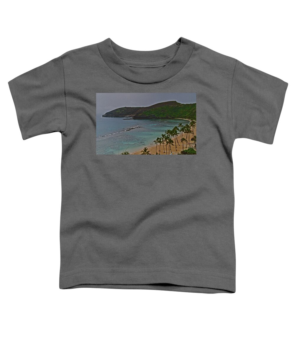 Beach Toddler T-Shirt featuring the photograph Hanauma Bay, Oahu ,Hawaii by Bess Carter