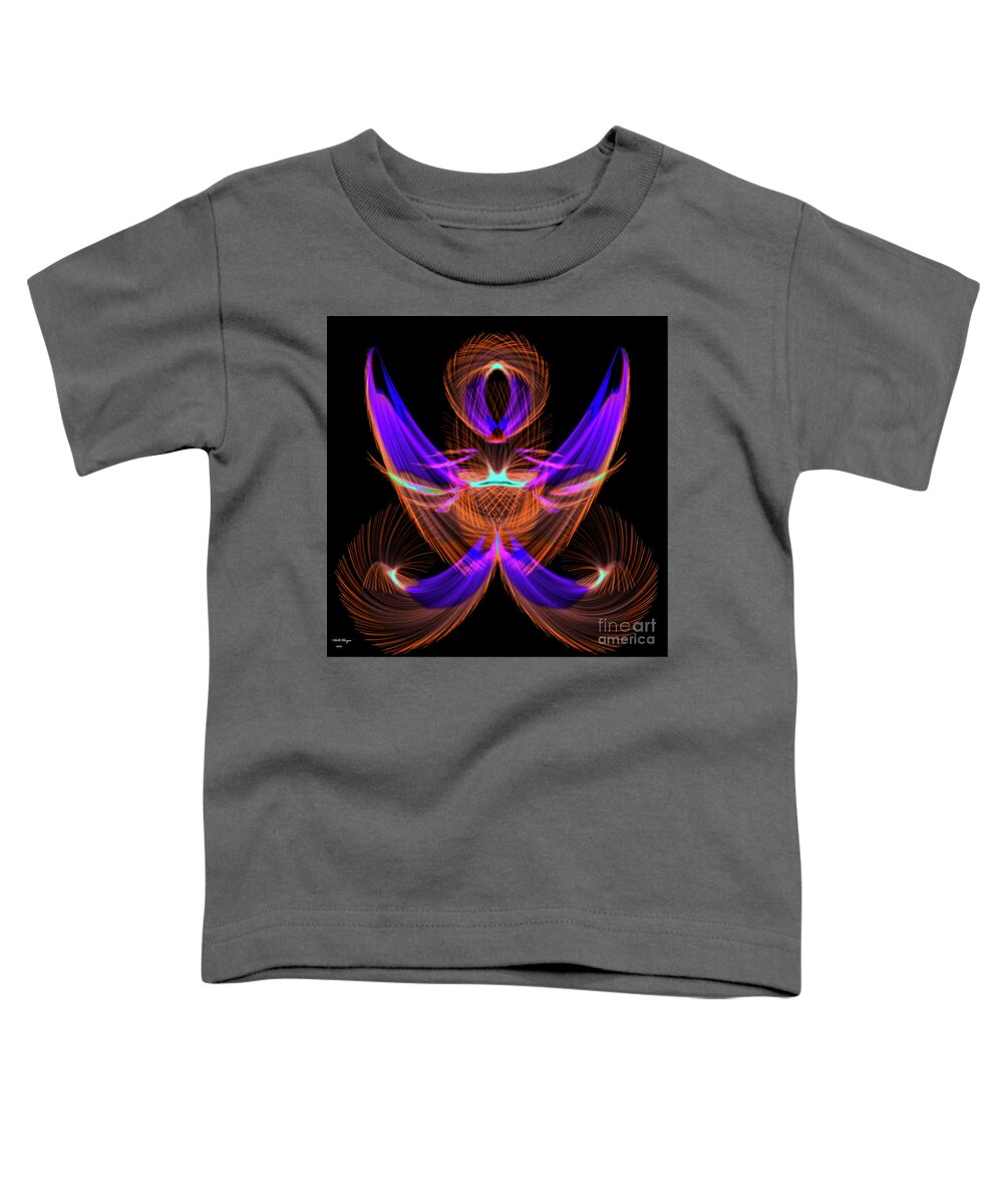 Digital Art Toddler T-Shirt featuring the digital art Happy by DB Hayes