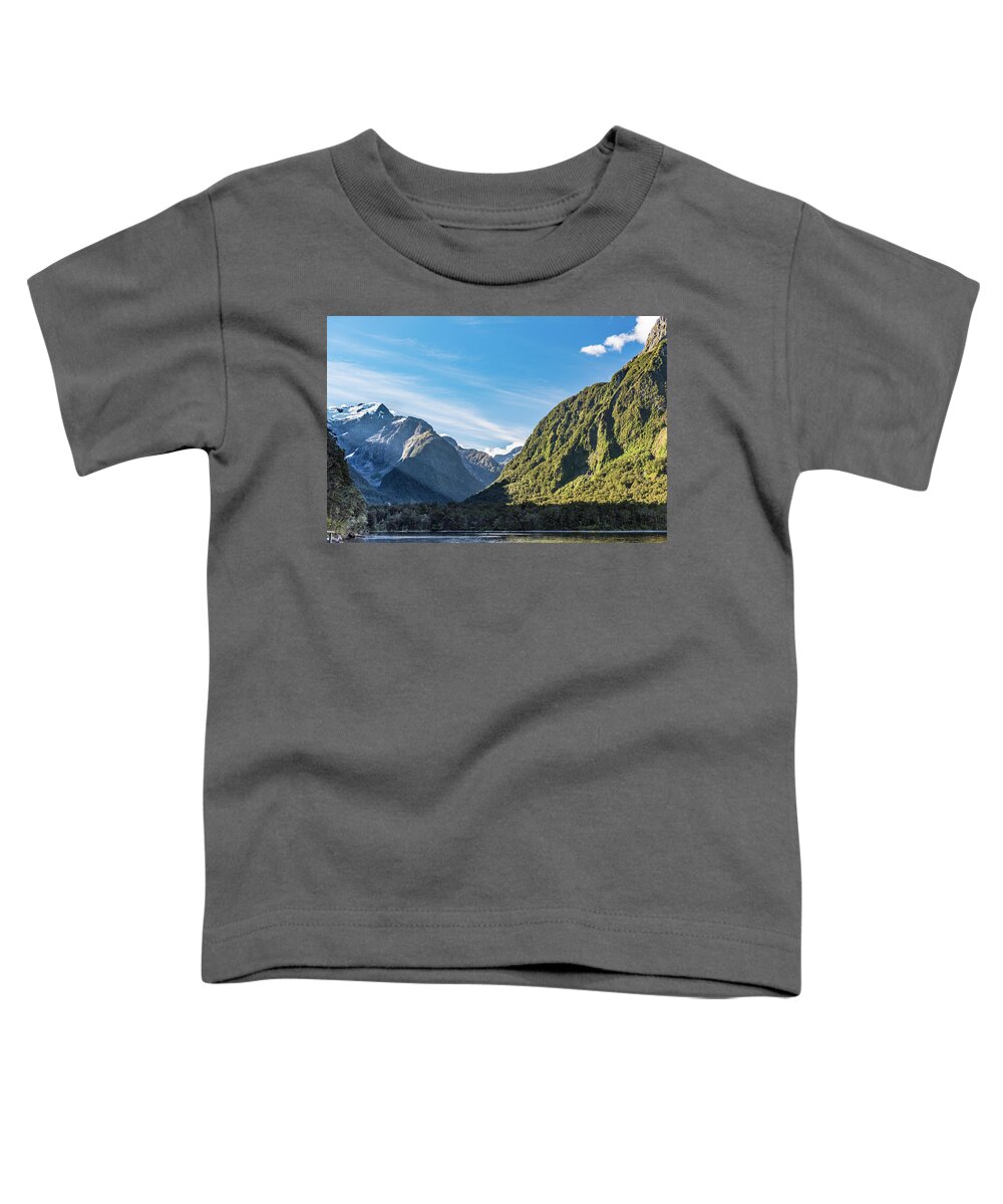 Harrison Cove Toddler T-Shirt featuring the photograph Harrison Cove sunlight by Gary Eason
