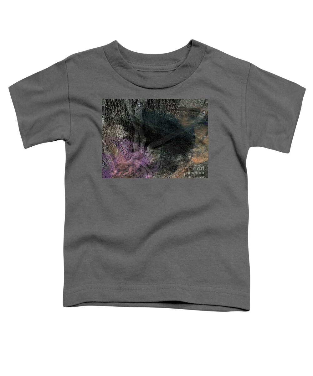 Halloween Toddler T-Shirt featuring the photograph Haunted Roots by D Hackett