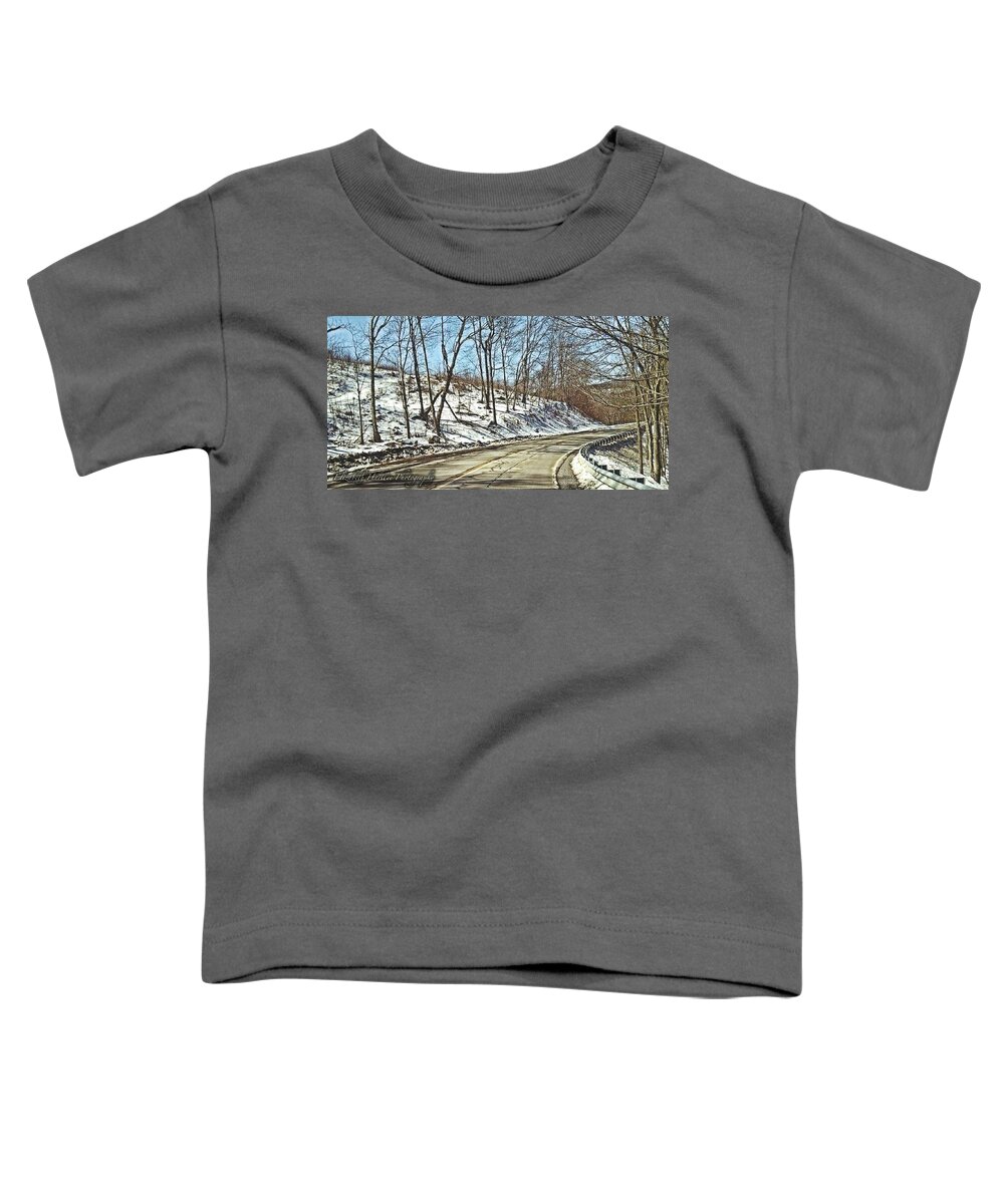  Toddler T-Shirt featuring the photograph High Road by Elizabeth Harllee