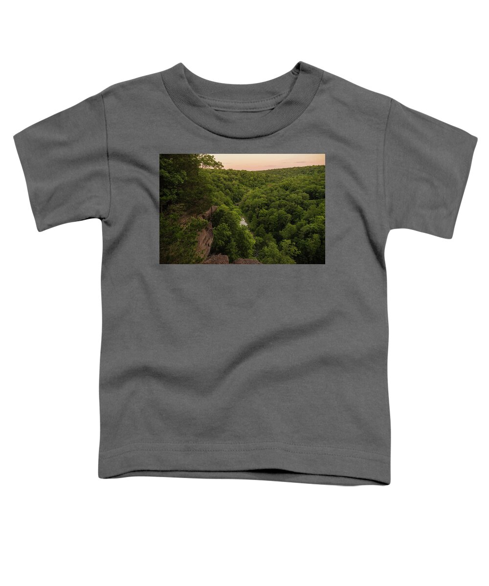 Pennsylvania Toddler T-Shirt featuring the photograph High Rock Vista by Kristopher Schoenleber