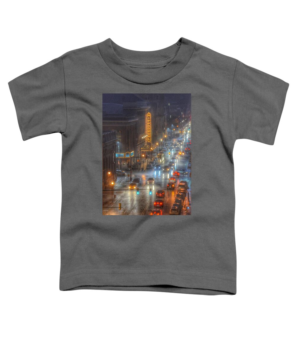 Hippodrome Theatre Toddler T-Shirt featuring the photograph Hippodrome Theatre - Baltimore by Marianna Mills