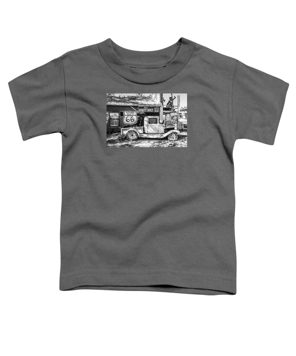 Route 66 Toddler T-Shirt featuring the photograph Historic 66 Roadside by Anthony Sacco