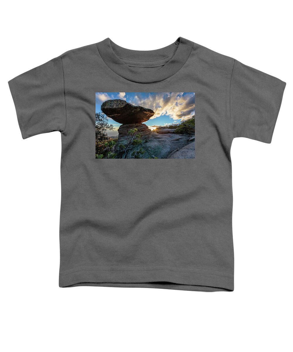 Coronado National Forest Toddler T-Shirt featuring the photograph Hoodoo Sunset by Dennis Swena