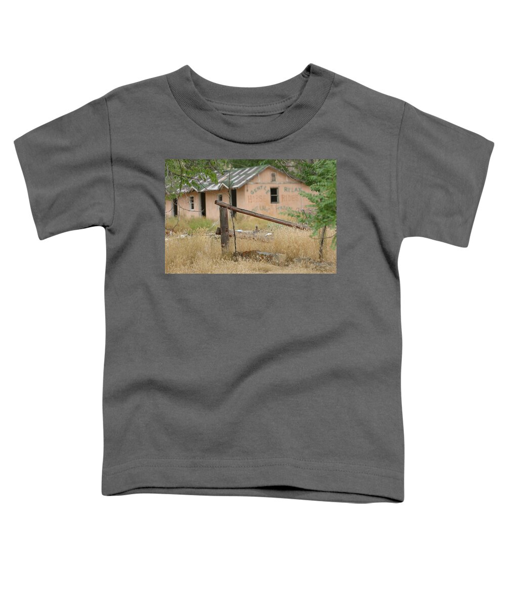 Trail Ride Toddler T-Shirt featuring the photograph Horse Rides with Ghosts by Jeff Floyd CA