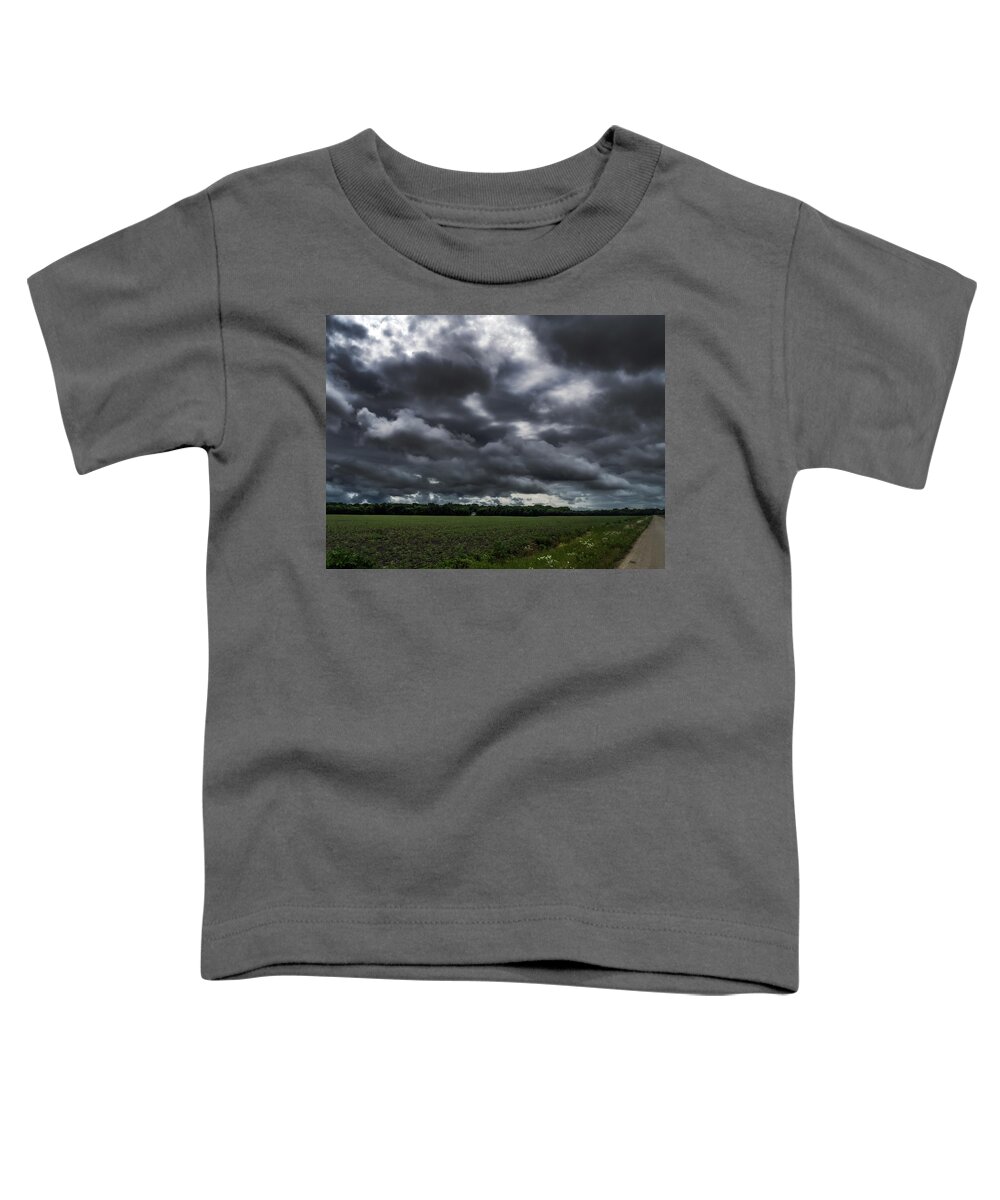 Landscape Toddler T-Shirt featuring the photograph House in the Trees by Eric Benjamin