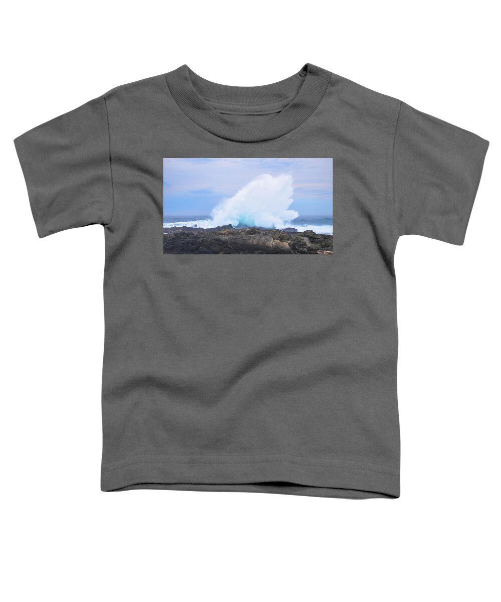 15 July 2013 Toddler T-Shirt featuring the photograph Huge Storms River Splash by Jeff at JSJ Photography