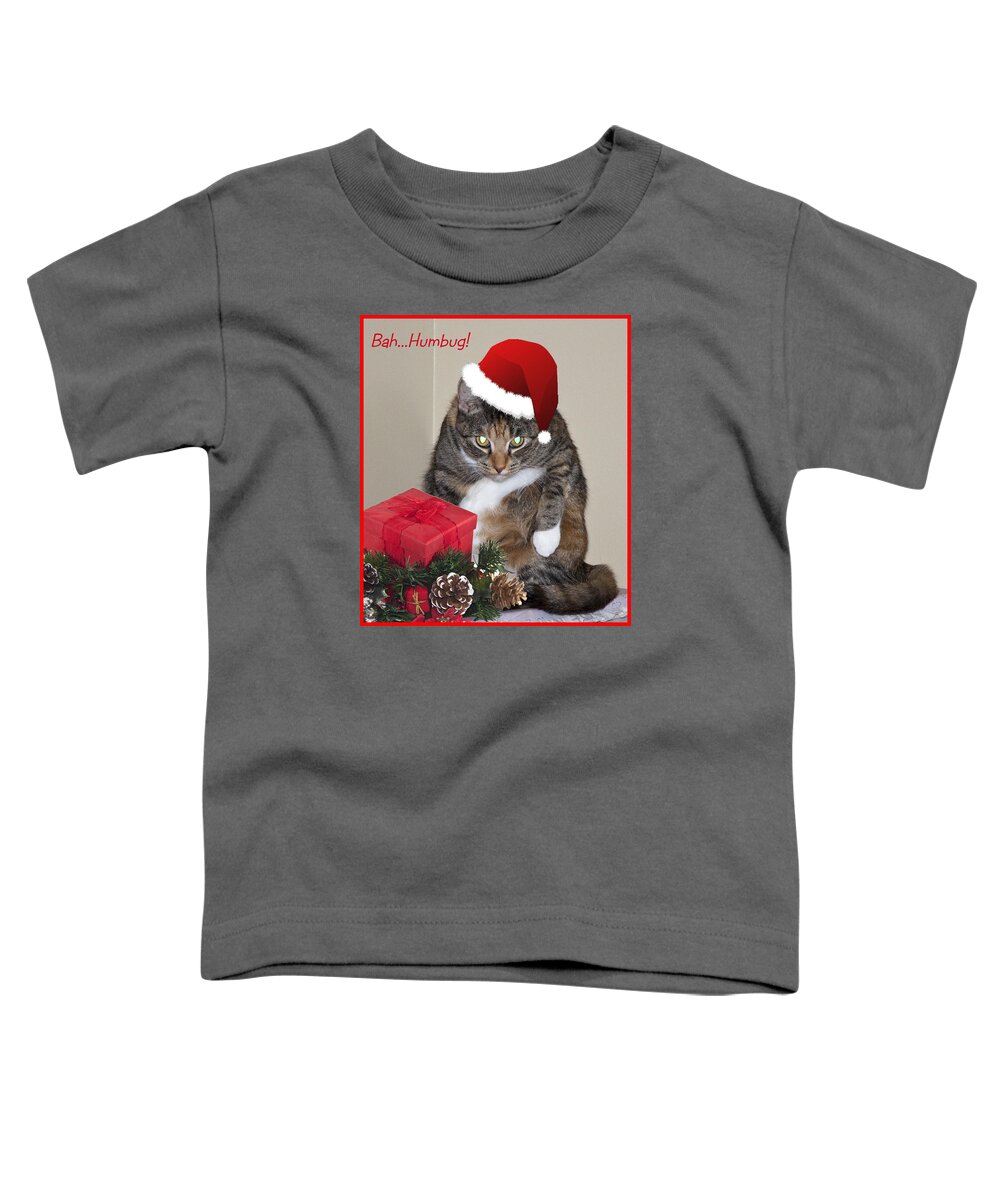 Cat Toddler T-Shirt featuring the photograph Humbug by Cathy Kovarik