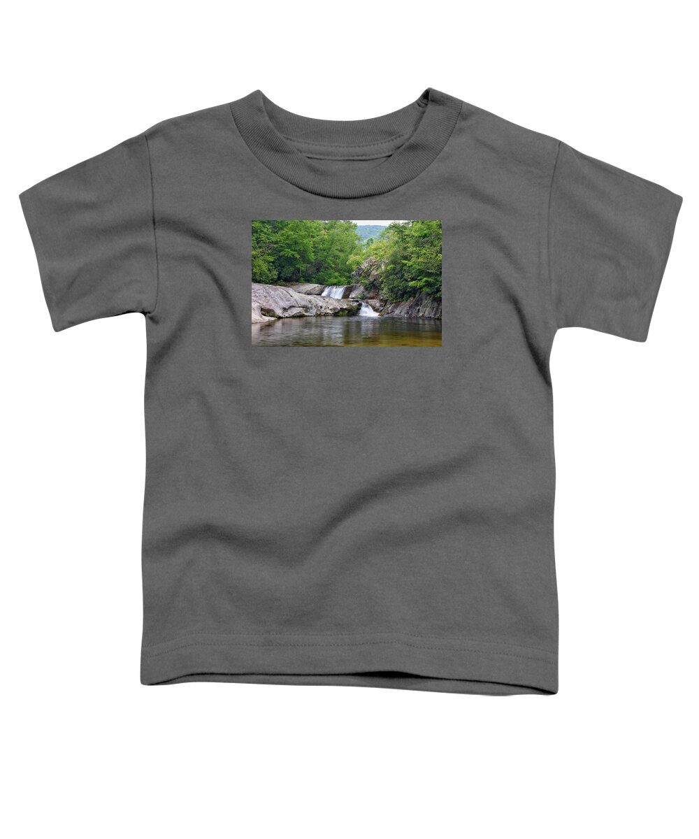 Hunt Fish Falls Toddler T-Shirt featuring the photograph Hunt Fish Falls by Chris Berrier
