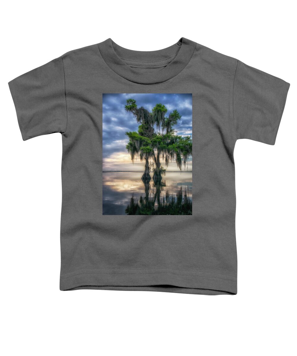 Crystal Yingling Toddler T-Shirt featuring the photograph I Dreamed of Cypress by Ghostwinds Photography
