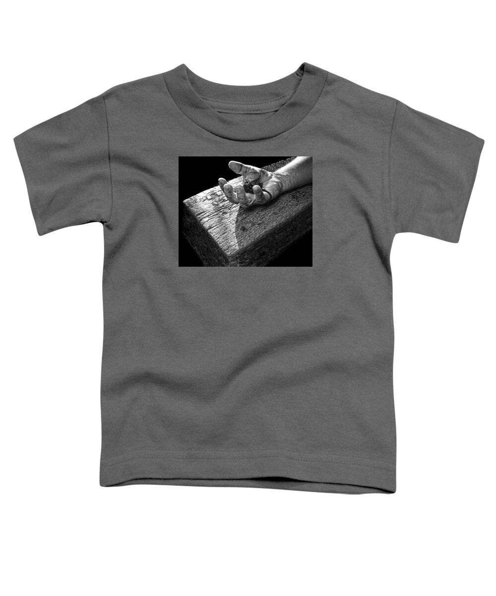 Cross Toddler T-Shirt featuring the photograph I reached out to you by Robert Och