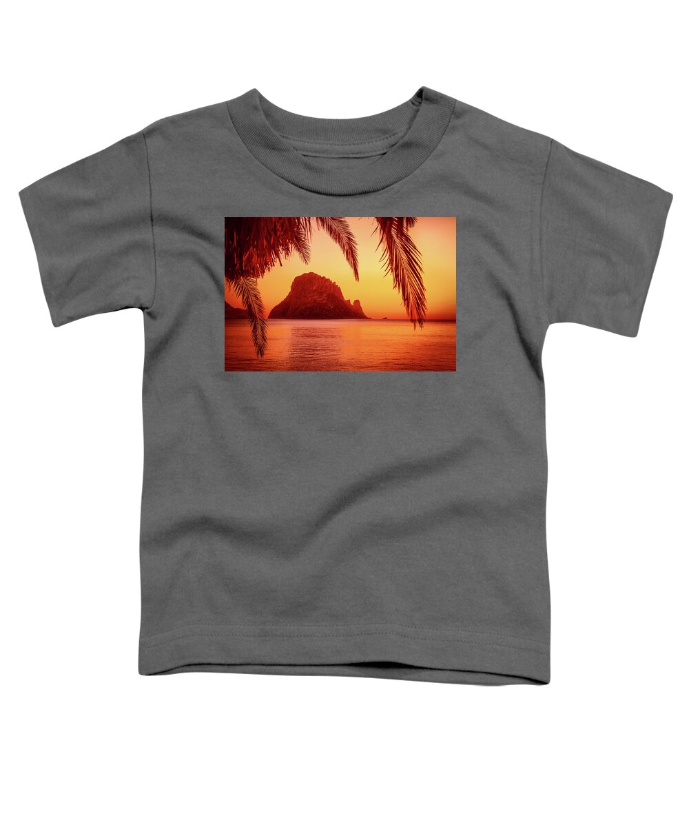 Ibiza Toddler T-Shirt featuring the photograph Ibiza Sunset by Iryna Goodall