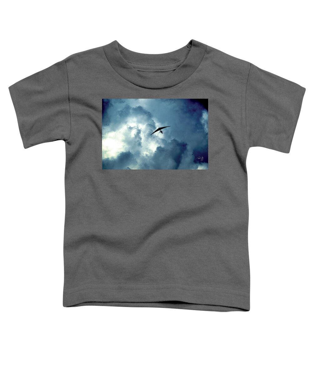 Hang Gliding Toddler T-Shirt featuring the photograph Icarus by Paul Gaj