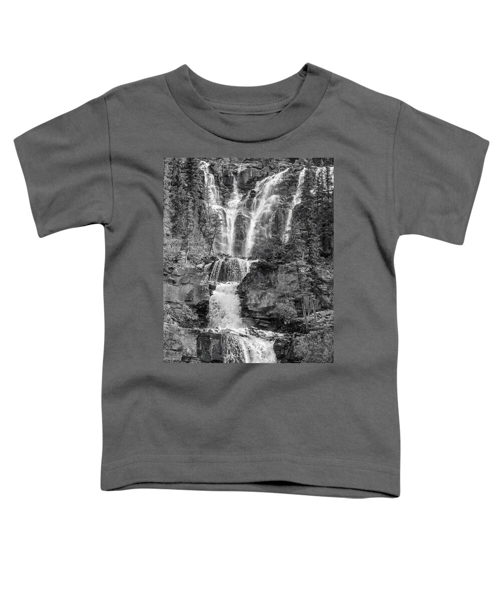 5dii Toddler T-Shirt featuring the photograph Icefields Waterfall by Mark Mille