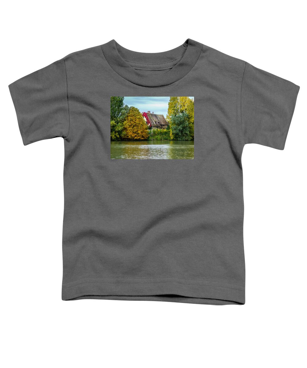 France Toddler T-Shirt featuring the photograph Ile du Chateau by Pamela Newcomb
