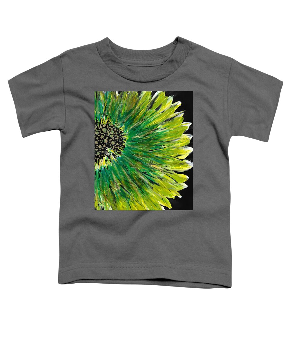 Floral Toddler T-Shirt featuring the painting In Full Bloom by Bonny Butler