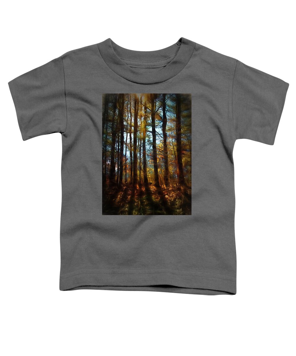 Trees Toddler T-Shirt featuring the photograph In the Early Morning by Phyllis Meinke