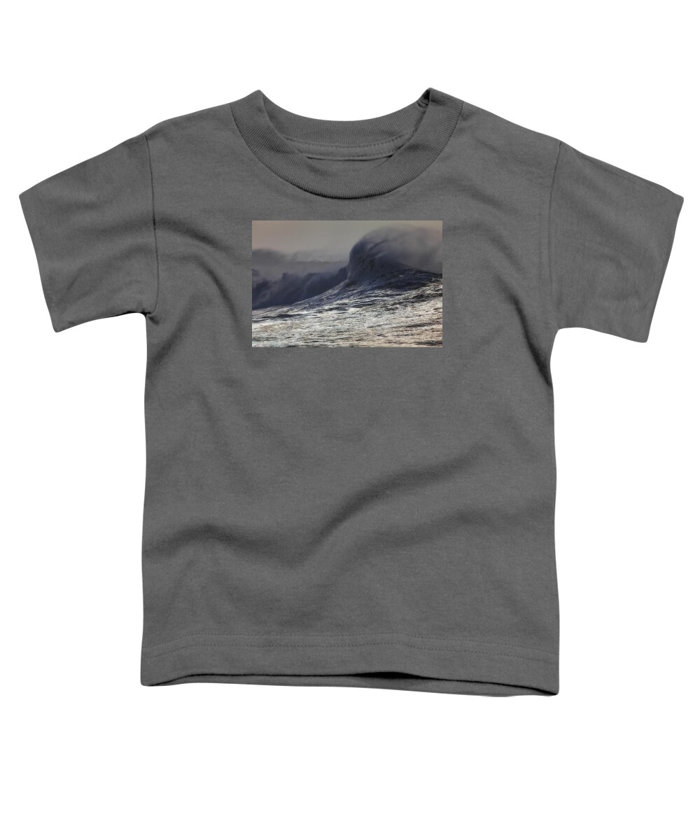 Wave Toddler T-Shirt featuring the photograph Incoming by Mark Alder