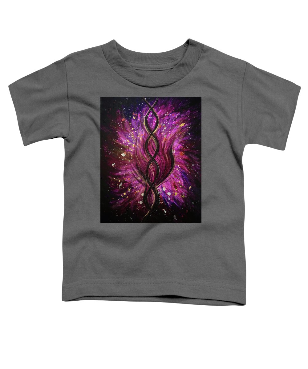 Infinity Toddler T-Shirt featuring the painting Infinite Love by Michelle Pier