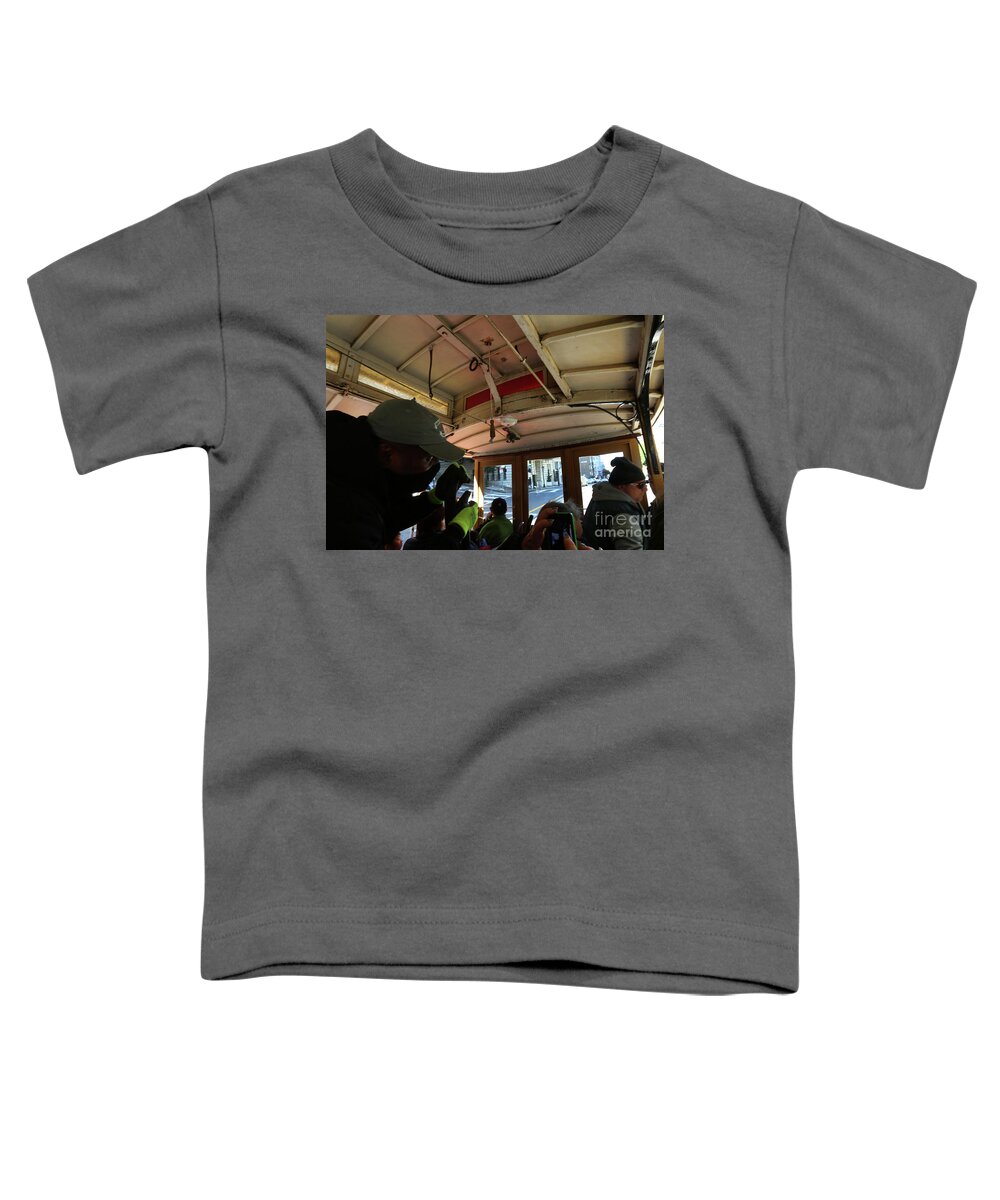 Cable Car Toddler T-Shirt featuring the photograph Inside a Cable Car by Steven Spak